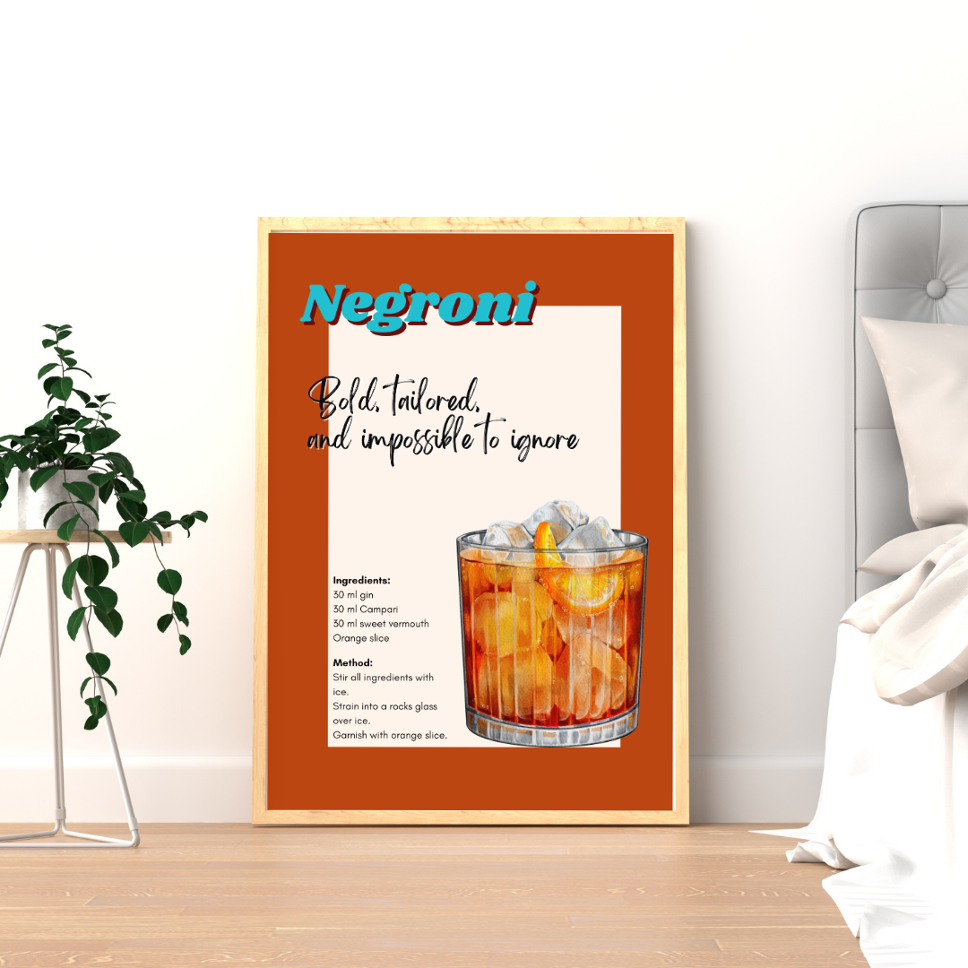 'Negroni' Print