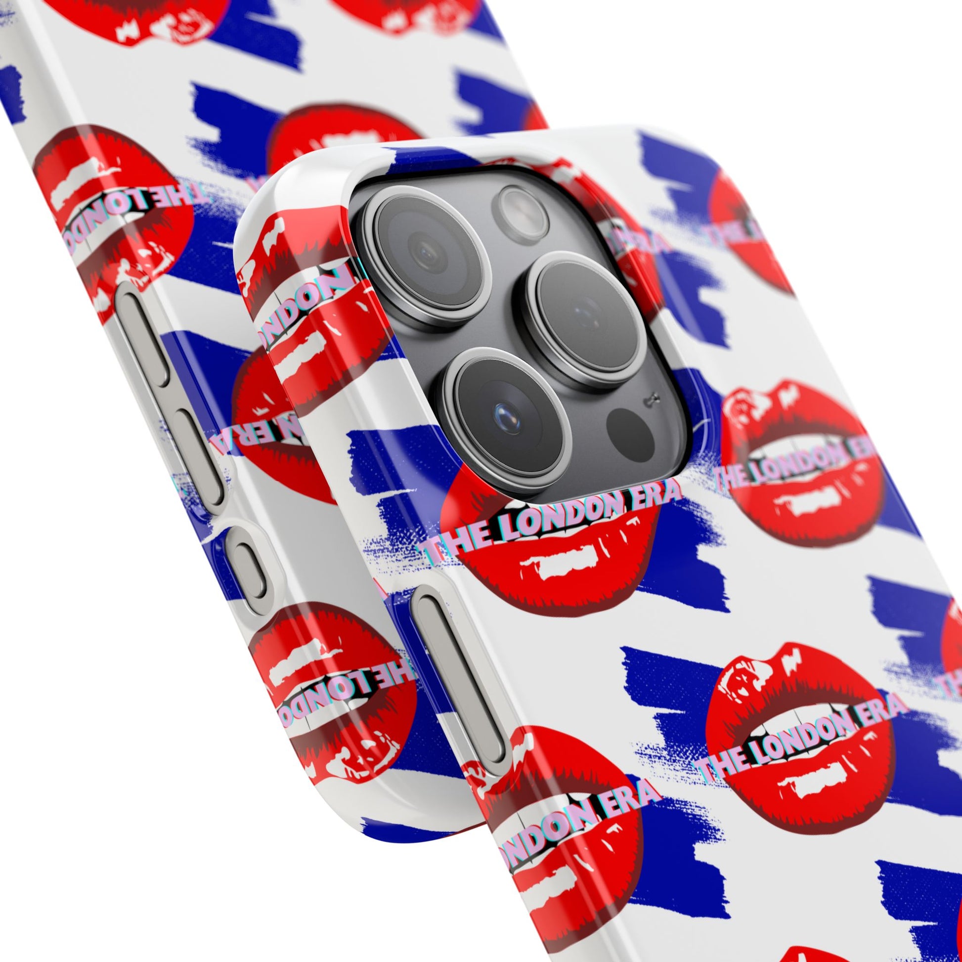 "The London Era" Mobile Snap Case - White
