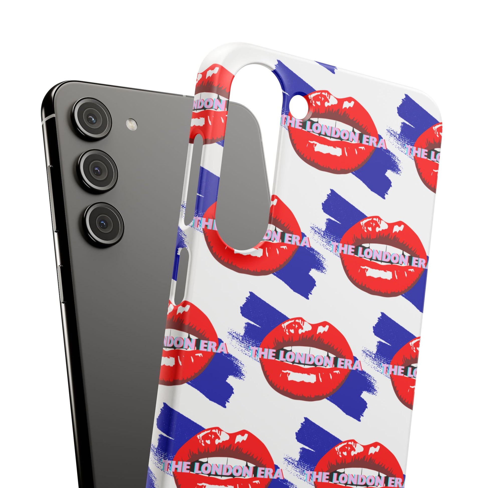 "The London Era" Mobile Snap Case - White