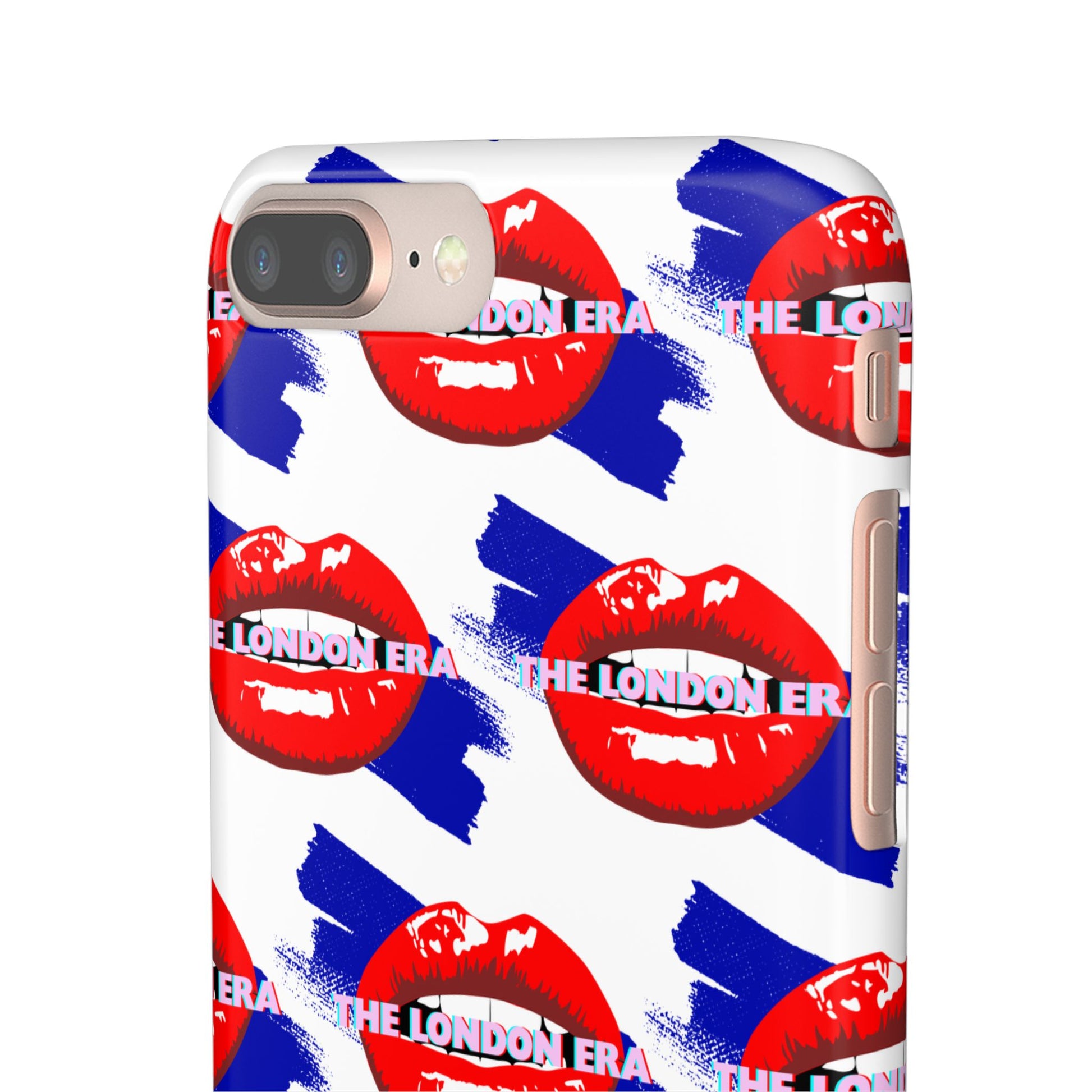 "The London Era" Mobile Snap Case - White
