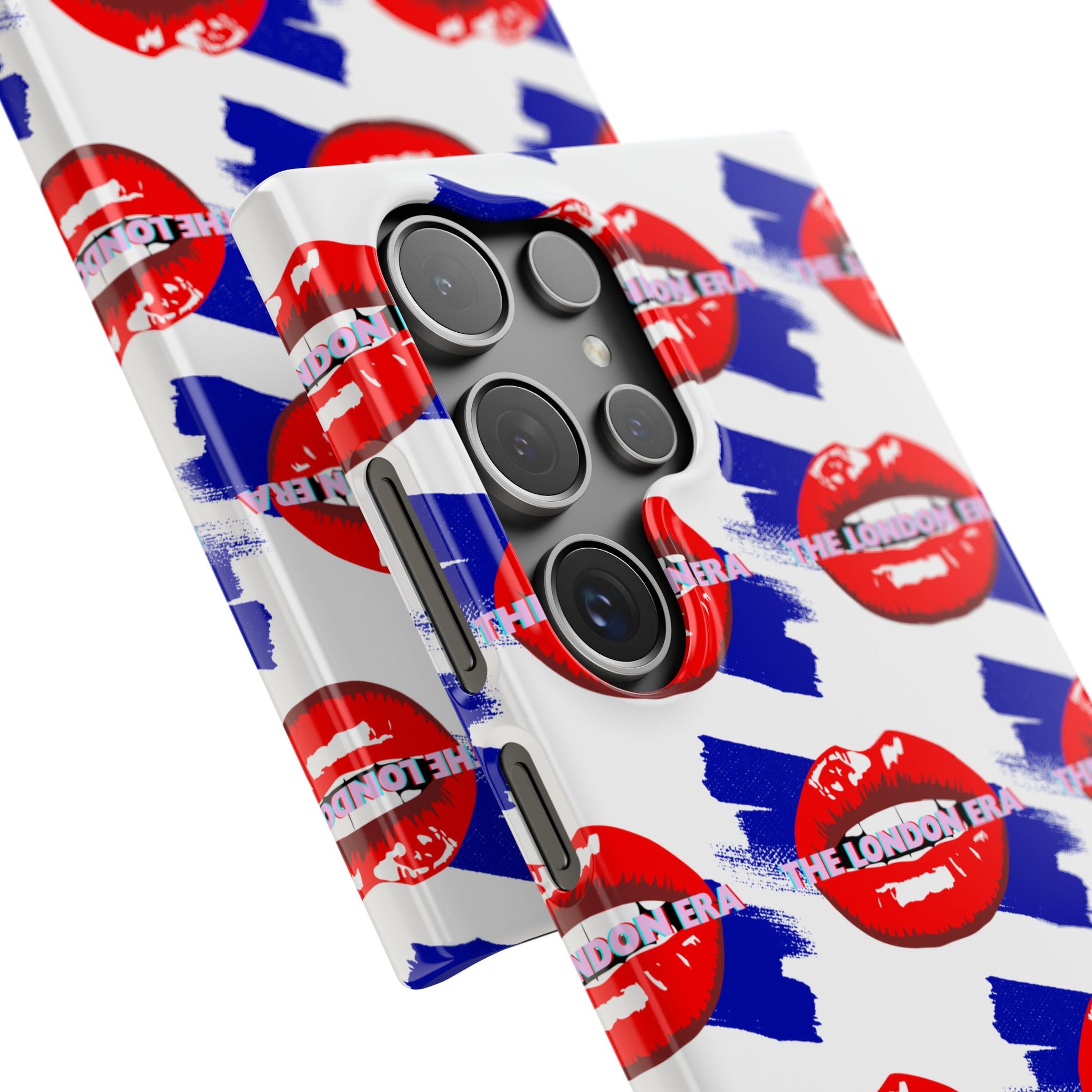 "The London Era" Mobile Snap Case - White