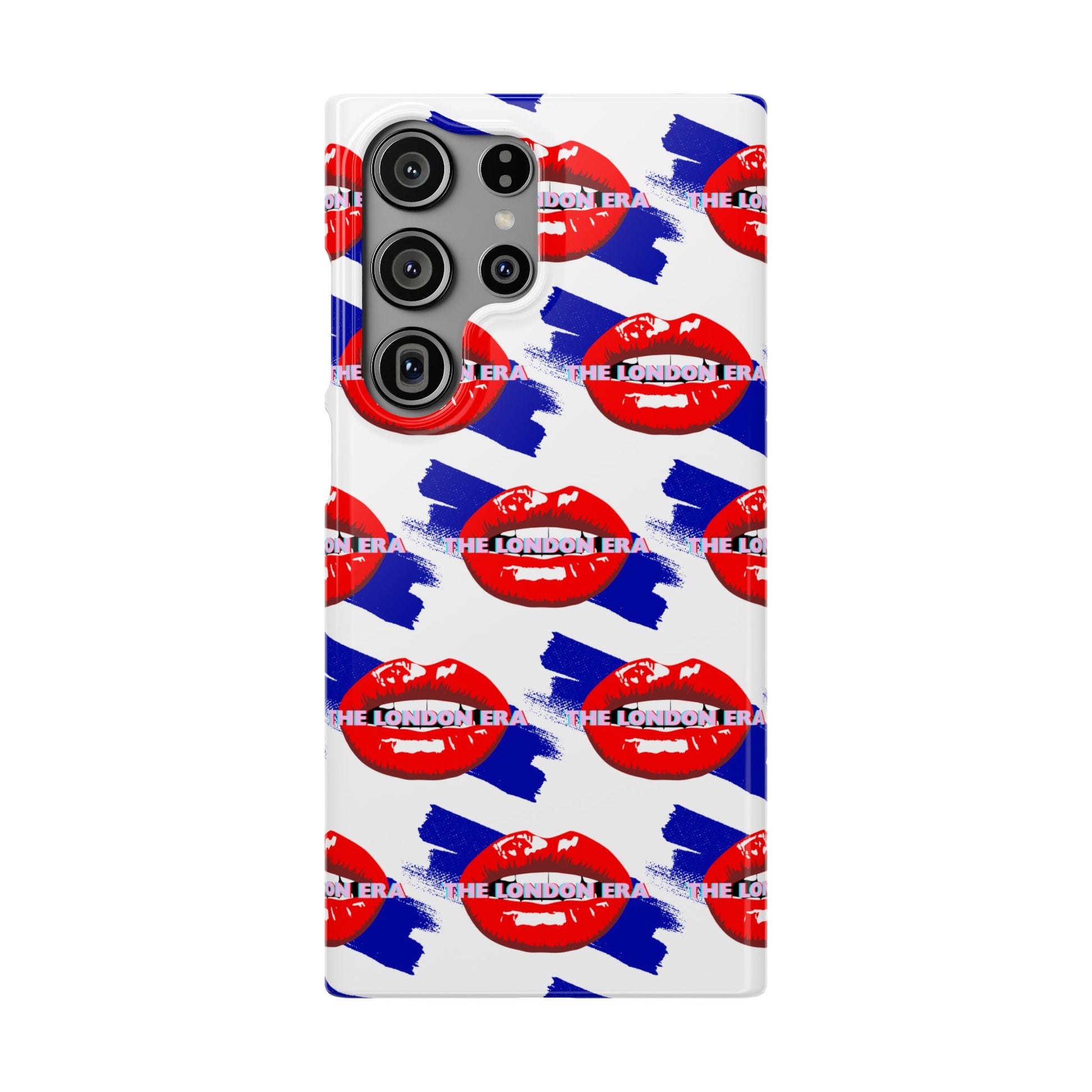 "The London Era" Mobile Snap Case - White