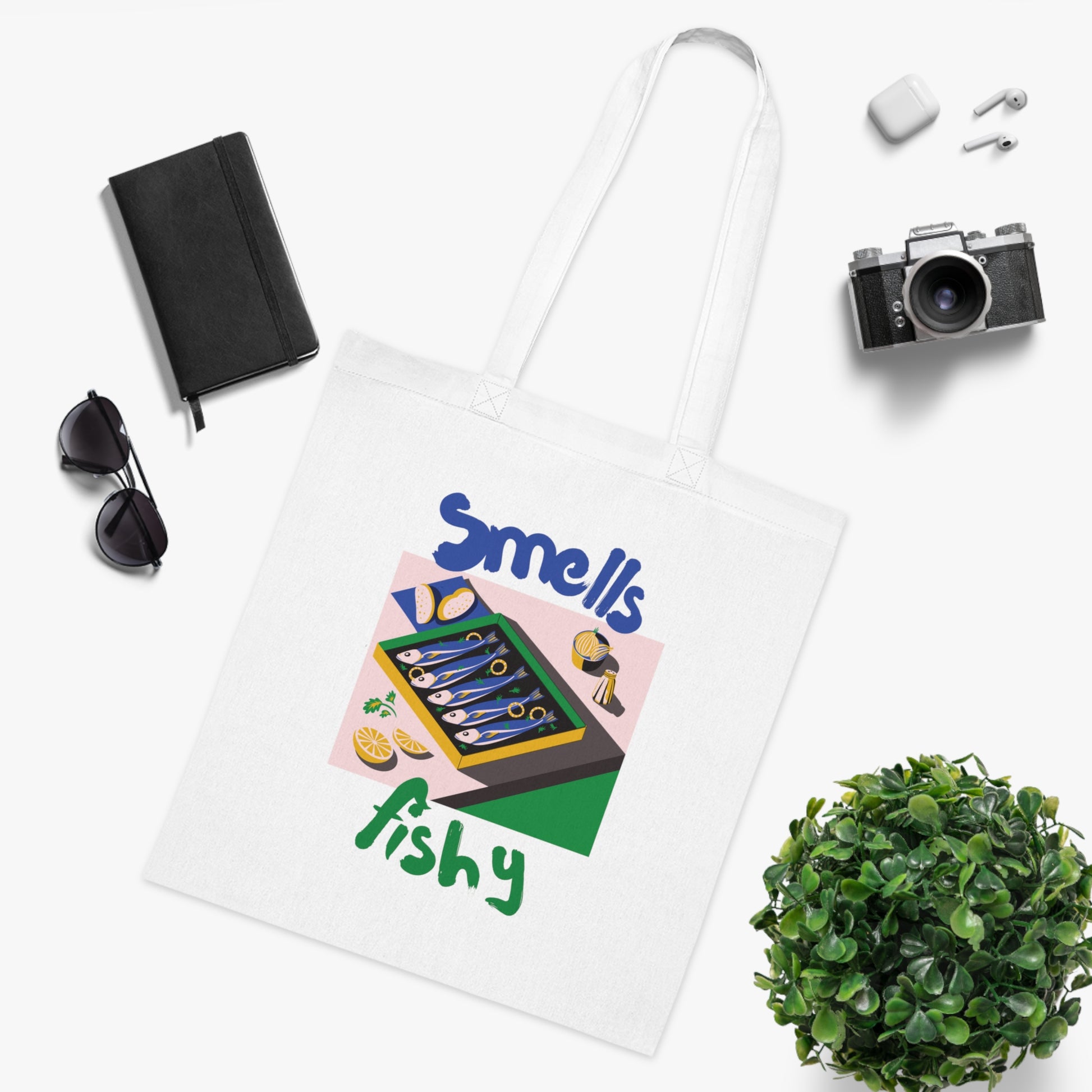 'Smells Fishy' Tote Bag