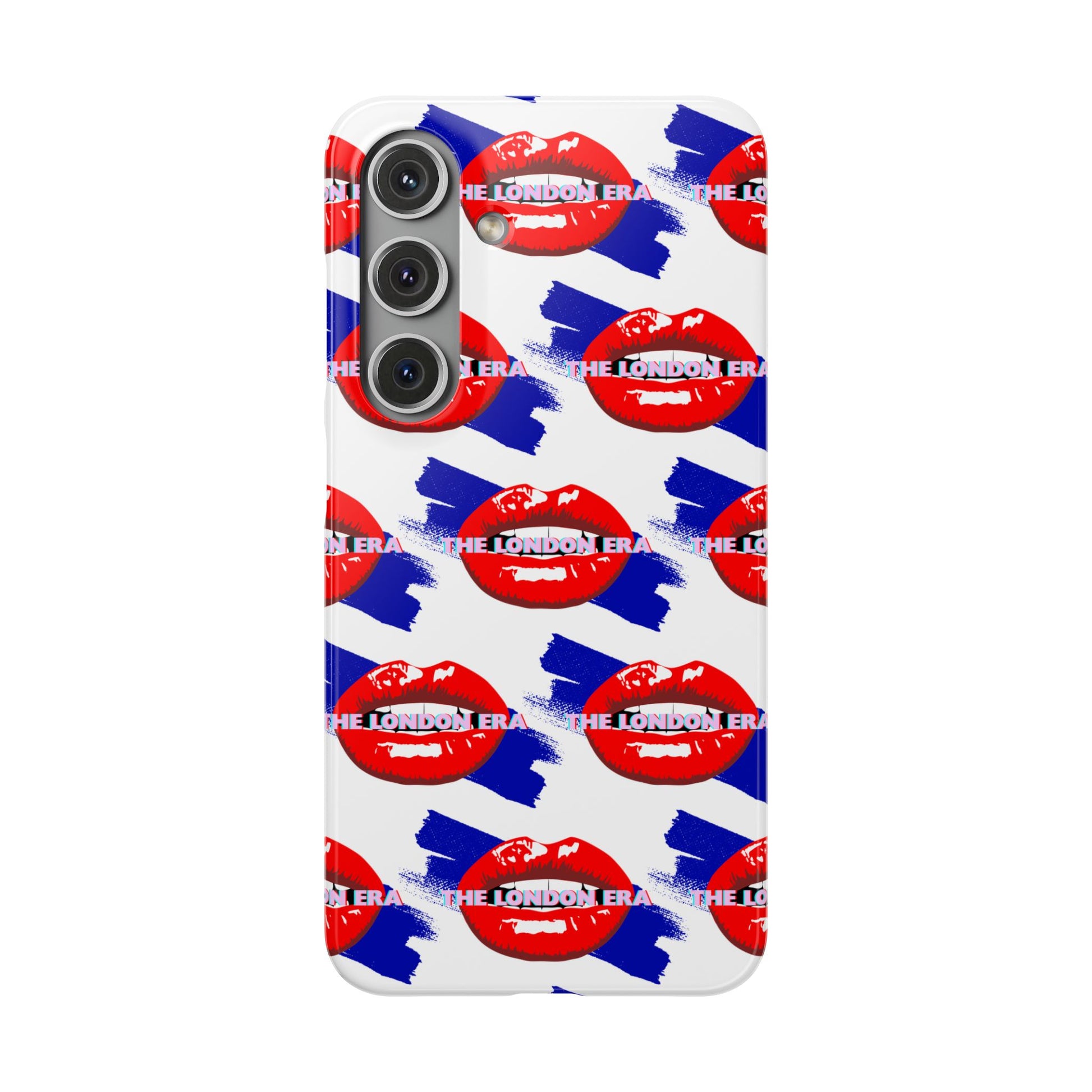 "The London Era" Mobile Snap Case - White