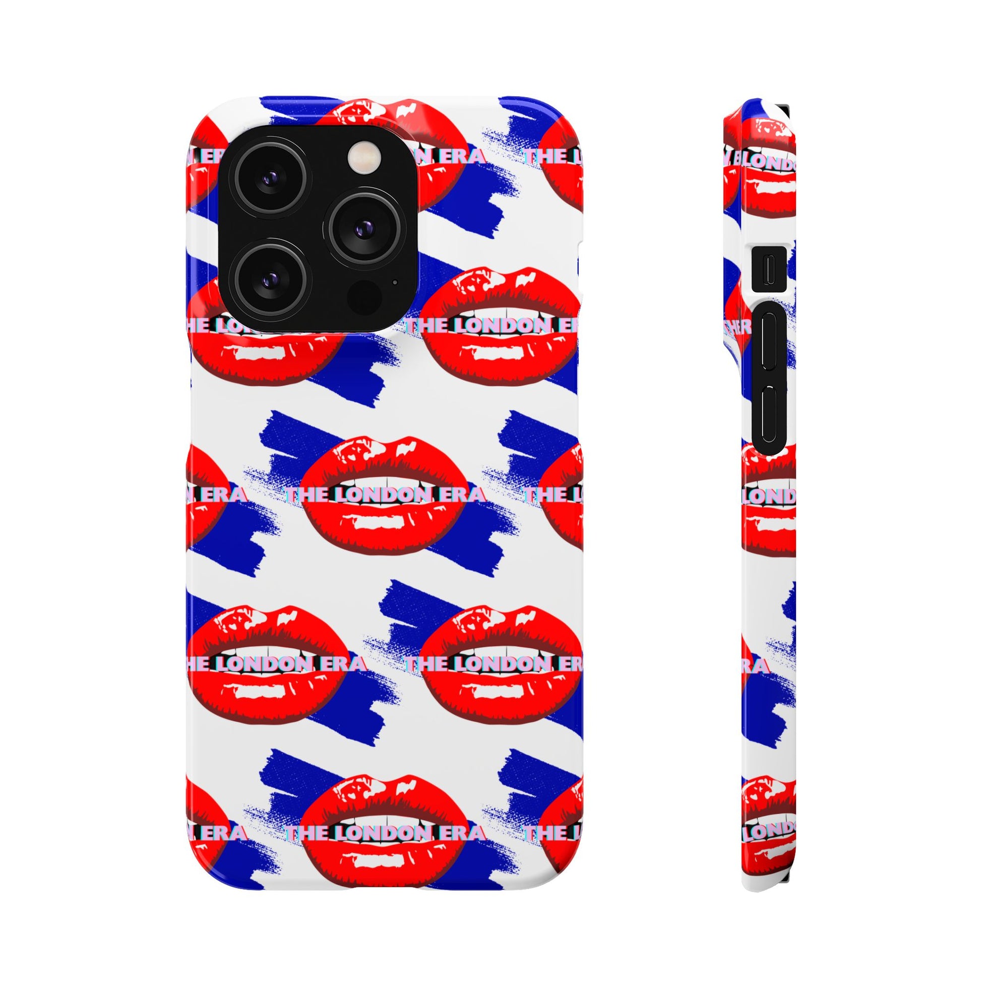 "The London Era" Mobile Snap Case - White