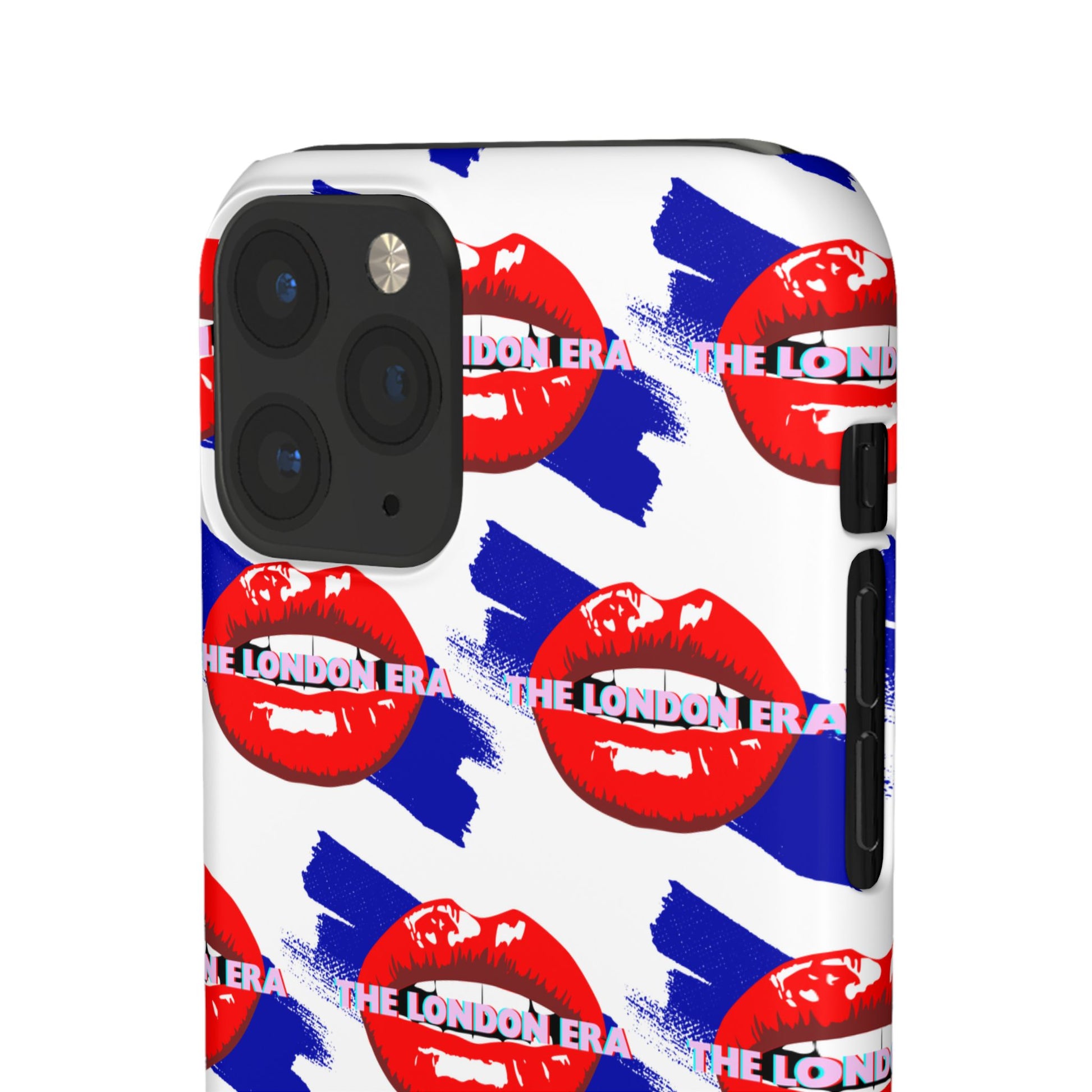 "The London Era" Mobile Snap Case - White