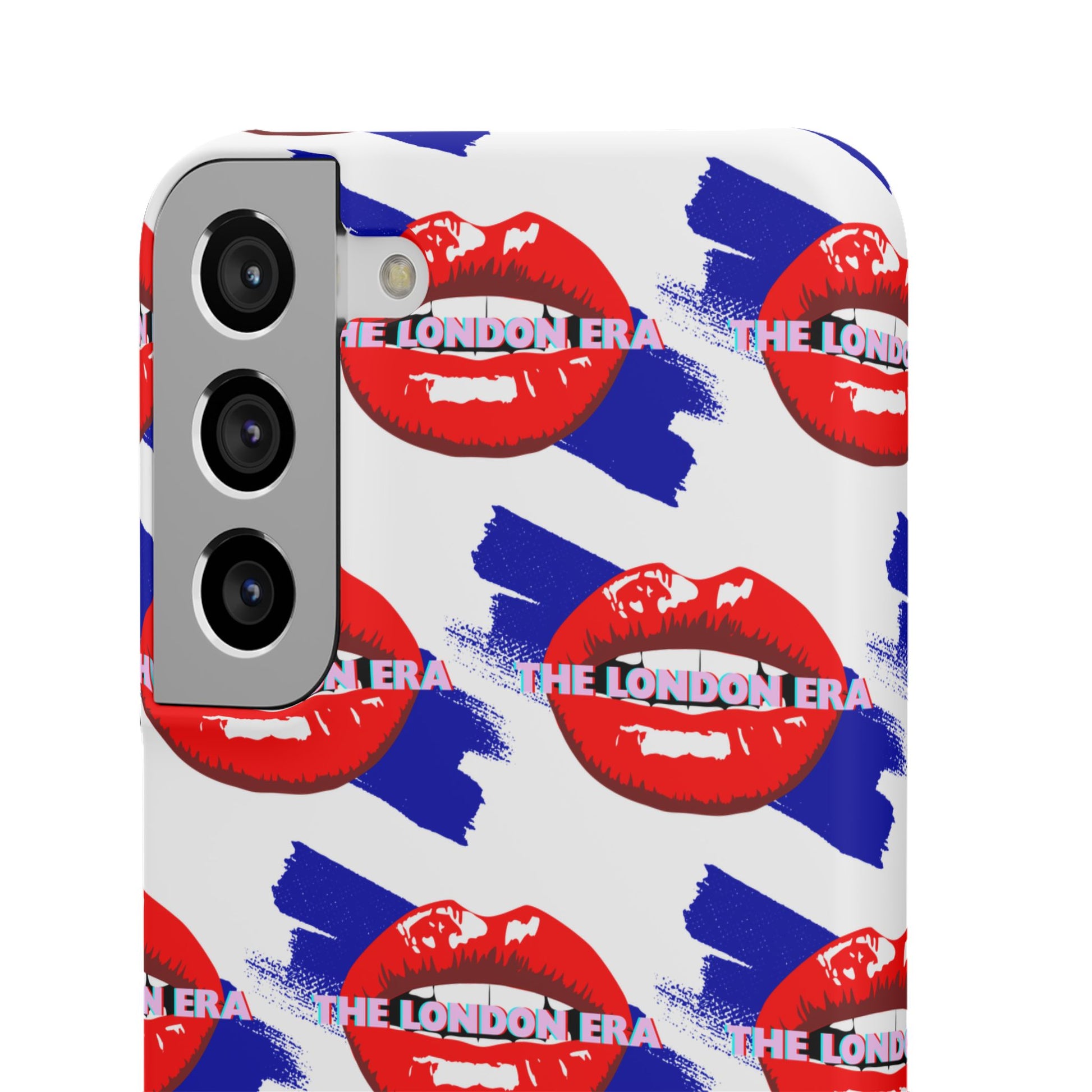"The London Era" Mobile Snap Case - White